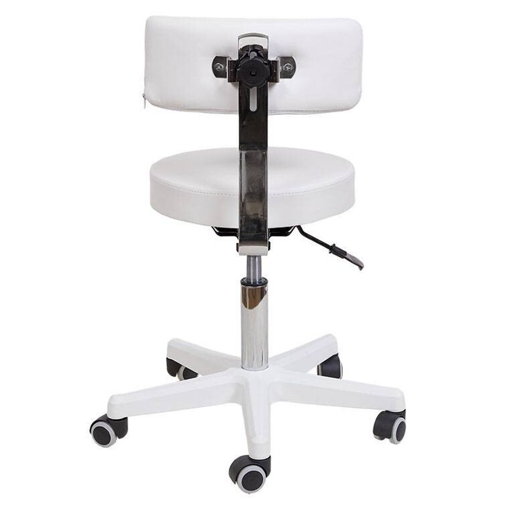 Стул на колесах со спинкой ОЗЕ, пластик 5