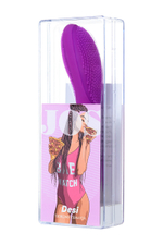 Вибратор с ресничками Desi фиолетовый, 18,5 см
