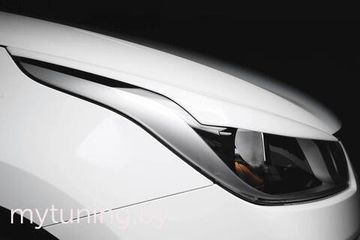 Реснички на фары широкие для Kia Rio IV