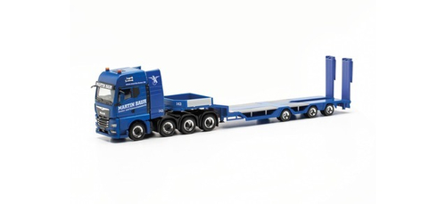 Грузовик MAN TGX GX пп низкорамная платформа "Martin Baur"