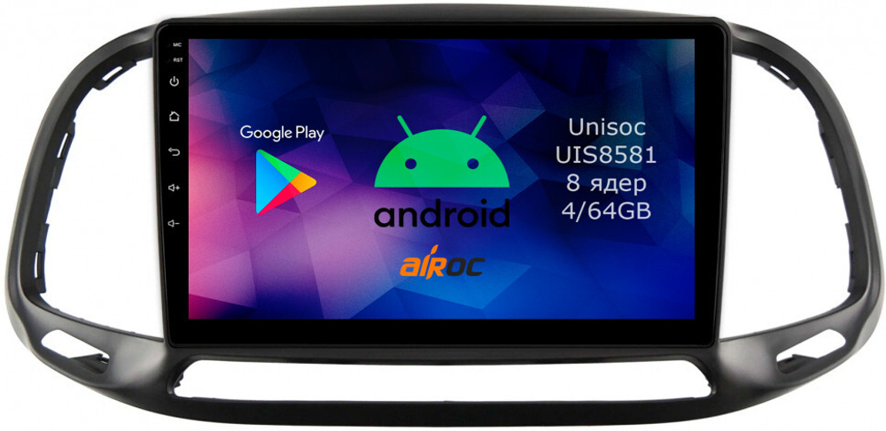 Магнитола для FIAT Doblo 2015+ - Roximo RM-1504 Android 12, 8-ядер, 4/64Гб, SIM-слот
