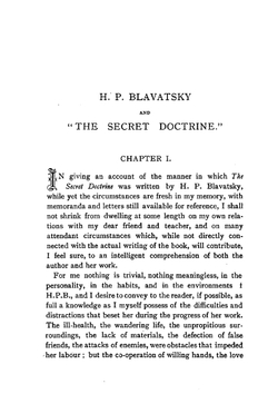 Reminiscences of H. P. Blavatsky and "The secret doctrine" | Constance Wachtmeister