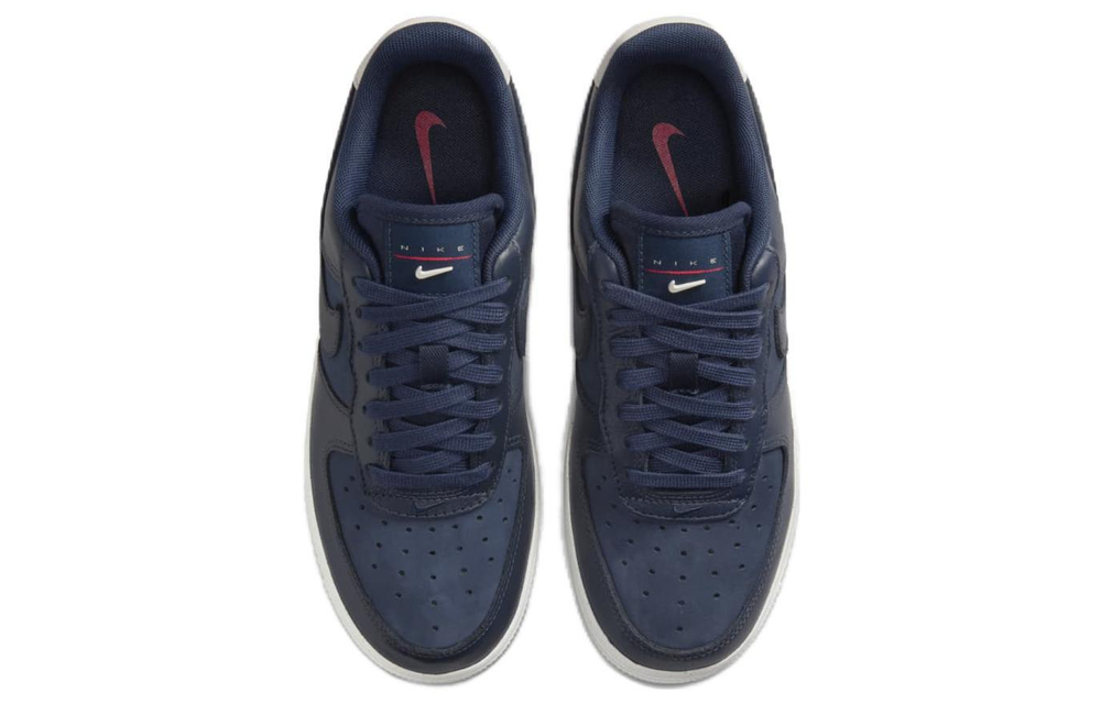 Кроссовки Nike Air Force 1 Low "Navy Red" (Женская размерная сетка)