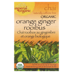 Uncle Lee's Tea, Imperial Organic, чай со вкусом апельсина и имбиря, без кофеина, 18 чайных пакетиков, 32,4 г (1,14 унции)