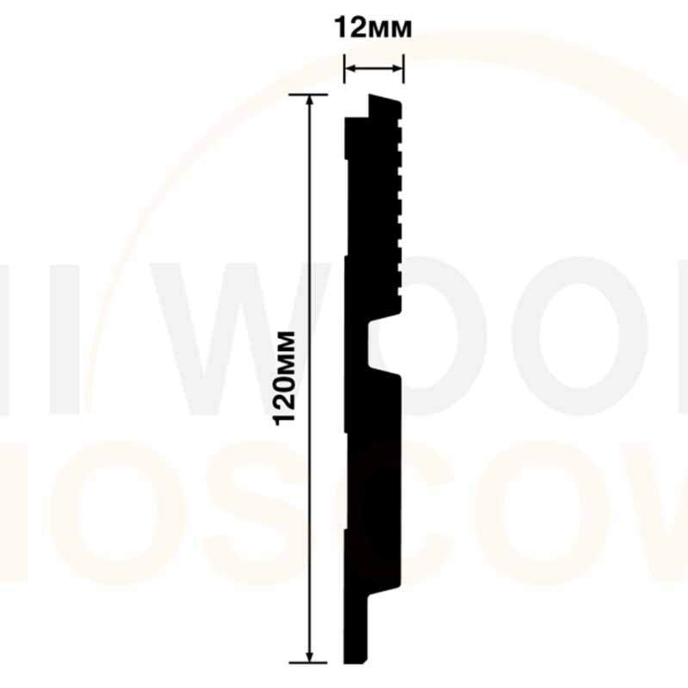 Панель декоративная Hi Wood LV123 W36