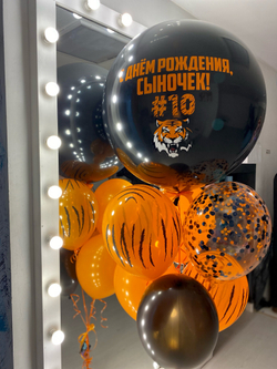 Воздушные шары хоккей Амур тигры спорт №881