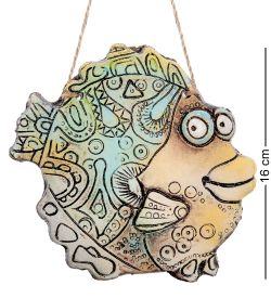 KK-195 Панно «Рыба» шамот