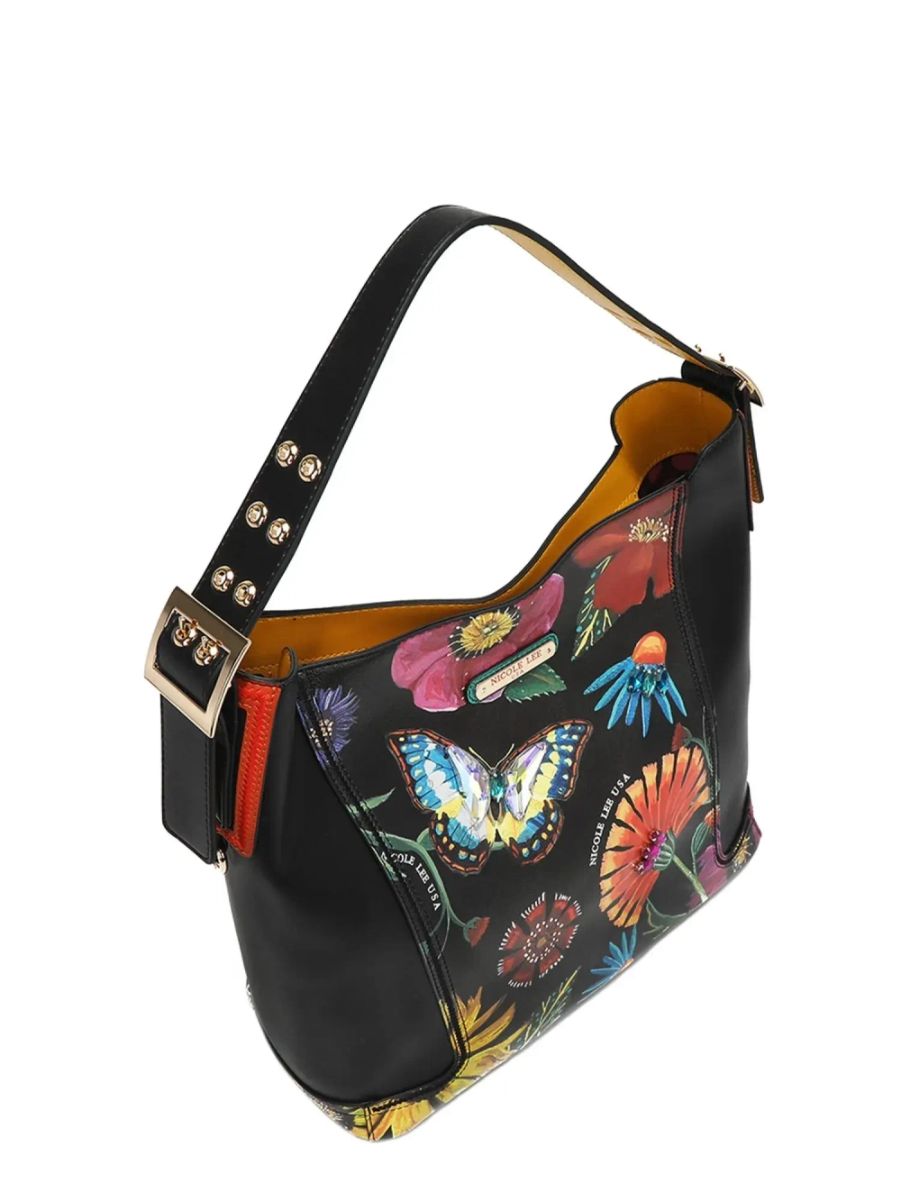 Сумка Nicole Lee USA 16745 Flower Black