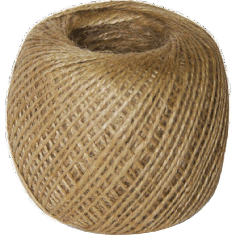 Шпагат джутовый 50 м, D=1,4мм, 1120 ТЕКС