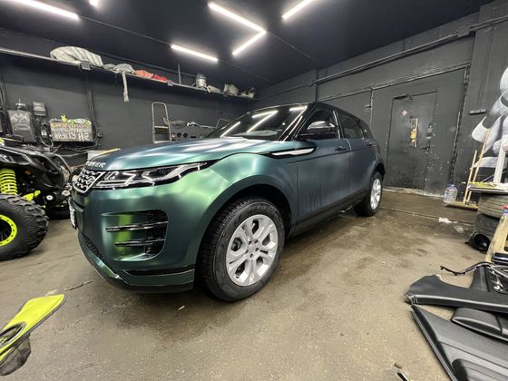 Пленка матовая зеленая Metal Flash Gemstone Green Carbins