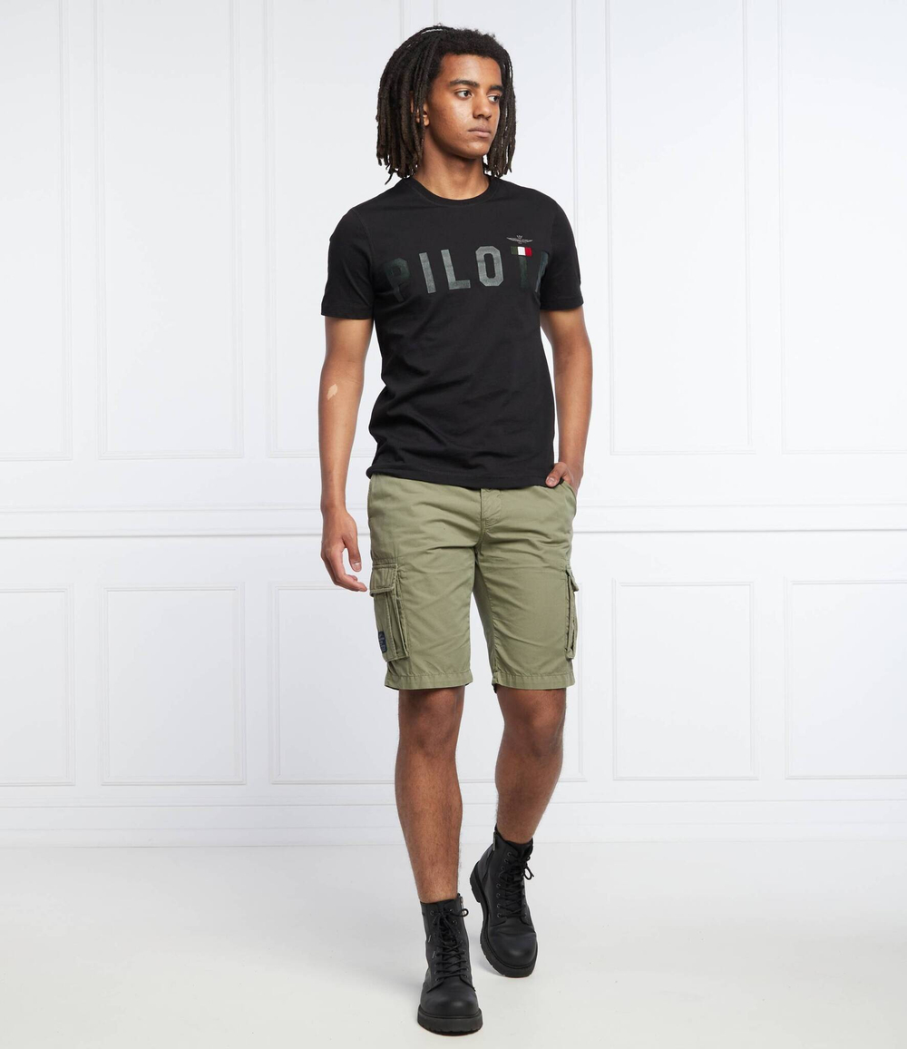 шорты Aeronautica Militare - хаки(BE066CT1122)