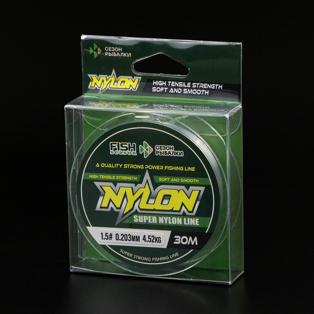 Леска монофильная Fish Season Nylon 30м (прозрачная)