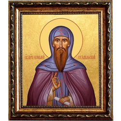 Евфимий Суздальский преподобный. Икона на холсте.