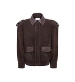 Куртка из замши BROWN SUEDE, Коричневый