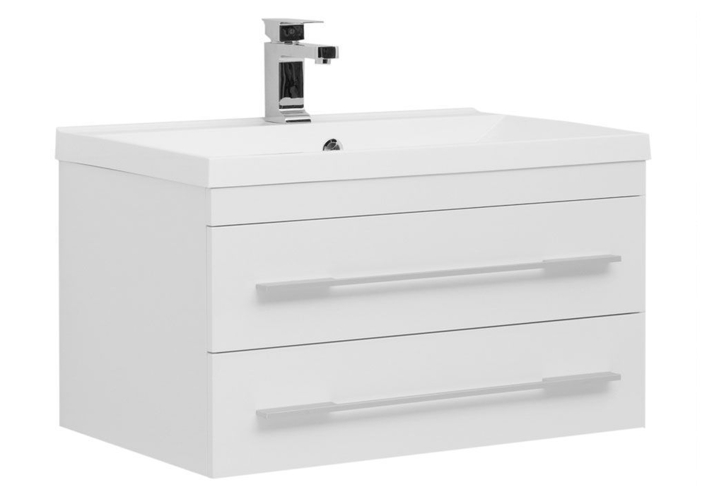 Тумба с раковиной Aquanet Нота NEW 75 белый