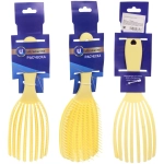 Расческа массажная «Avenue», цвет желтый, 7,5*22 см (Ultramarine блистр)