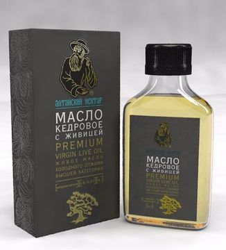 Масло кедровое с живицей, фл.100мл., в инд.уп.