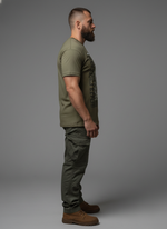 Футболка оверсайз LEGENDA Архангел Михаил хаки