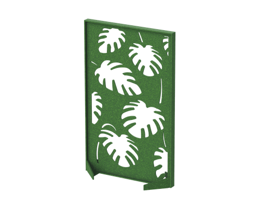 Перегородка с декором  "Пальмы" 80х40х160