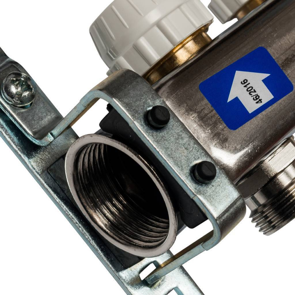 SMS 0917  000005 STOUT Коллектор из нержавеющей стали с расходомерами 5 вых.