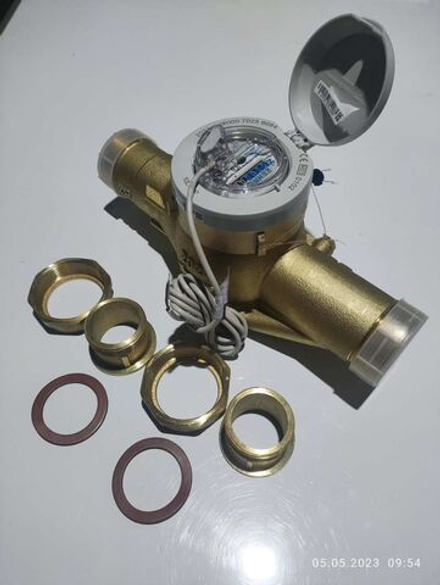 MoноКит - ZENNER счетчик DN40 с импульсным выходом (10 литров за 1 импульс) в сборе. Станция дозирования.