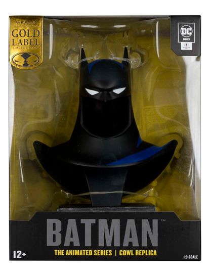Маска Бэтмена 1:3 18см / DC (The Animated Series 1992) Batman Cowl Gold Label