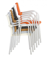 Кресло пластиковое Siesta Contract Gala, тик