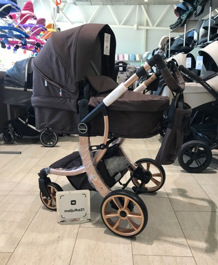 Коляска трансформер Aimile Original New Gold (Шоколадный NDG-3)