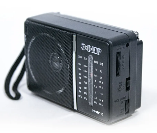 Радиоприёмник портативный на батарейках Эфир-15