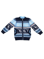 Кофта вязаная на молнии