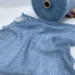 Пряжа для вязания кид мохер на бобине