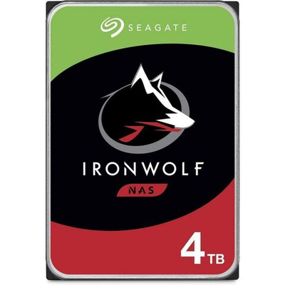 Жесткий диск Seagate IronWolf NAS HDD 3.5" SATA 4Tb, 5400 rpm, 256Mb buffer, 512e/4Kn