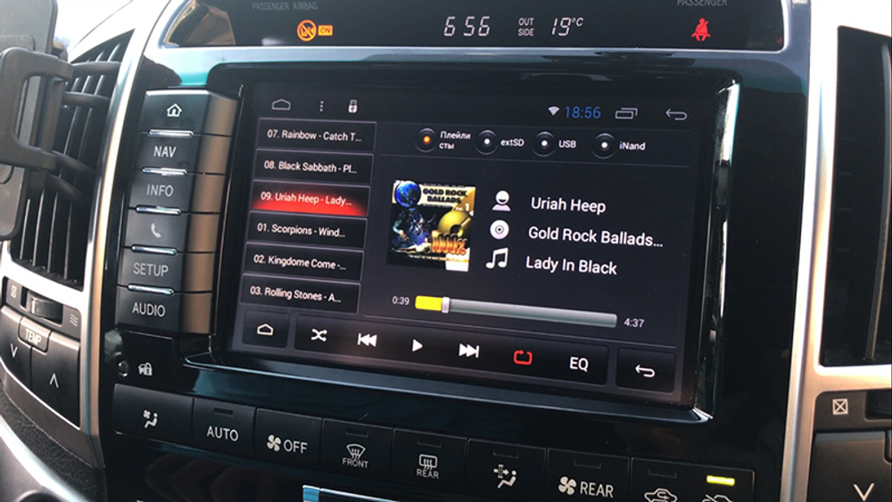 Мультимедиа блок для Land Cruiser 200 2012-2015 - Radiola RDL-LC200-12 на Android 10, 8/128Гб, CarPlay, 4G SIM-слот