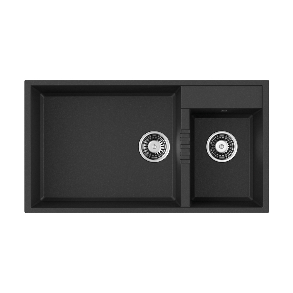 кухонная мойка Omoikiri Tedori 85-2-U-BL Tetogranit/черный
