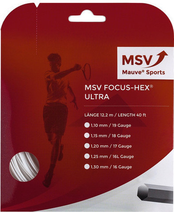 Теннисные струны MSV Focus Hex Ultra (200 m) - черный