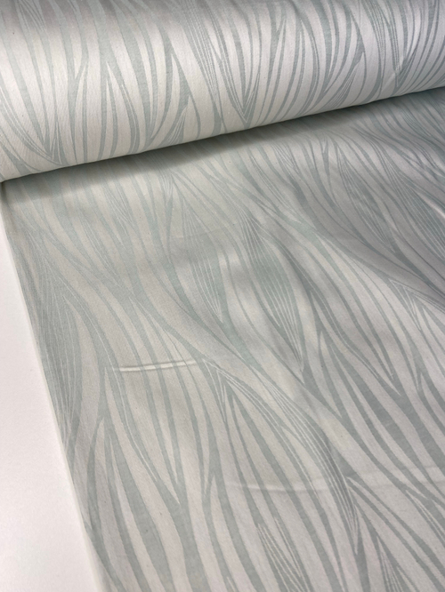 Сатин жаккард эвкалипт