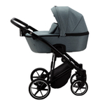 Детская универсальная коляска Adamex MOBI LUX TK-54 (2в1) Серая ткань