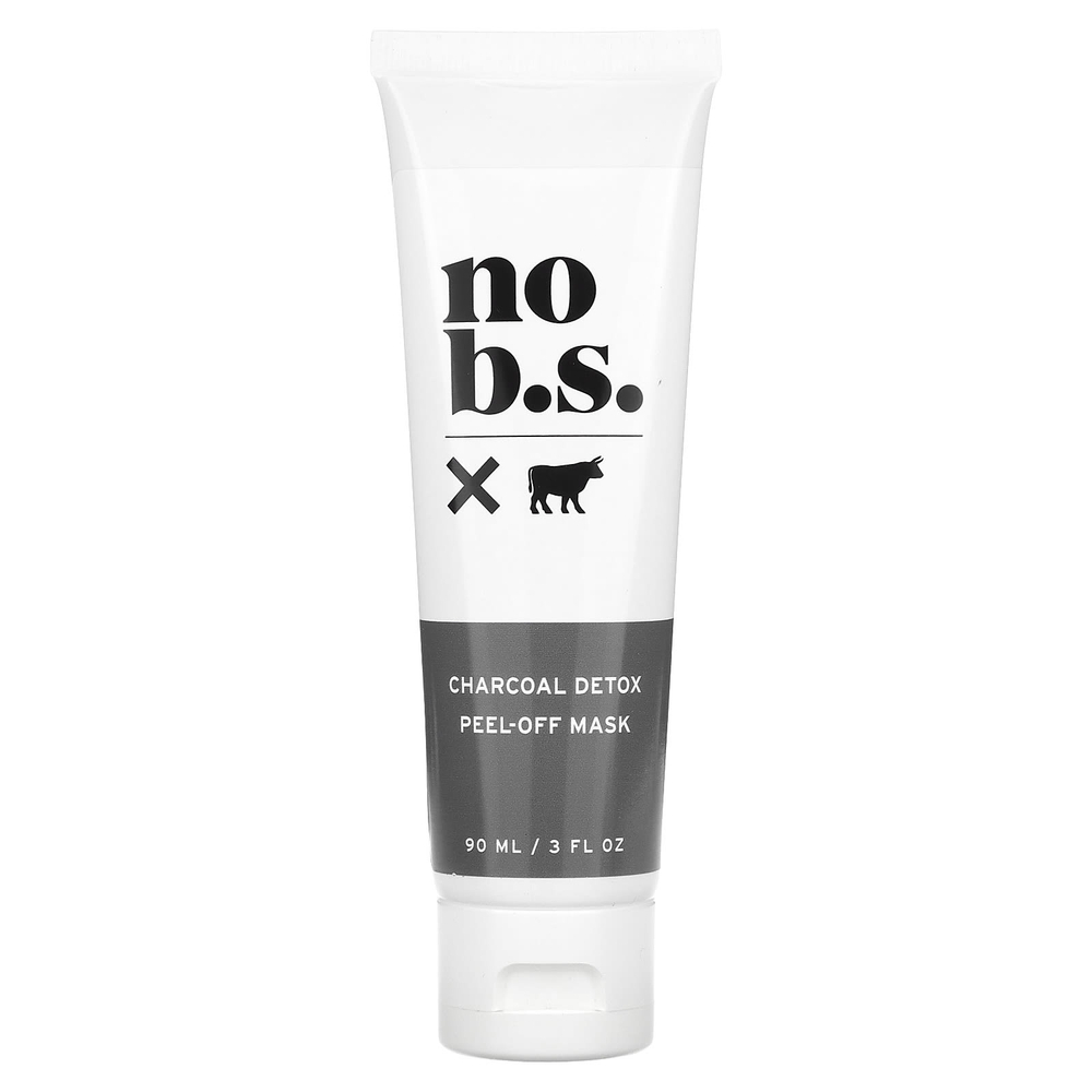 No BS Skincare, отшелушивающая маска для лица с древесным углем, детоксикация, 90 мл (3 жидк. унции)