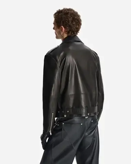 Косуха Biker из кожи Наппа