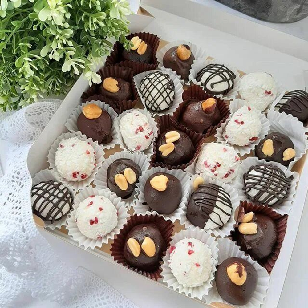 Капсулы бумажные Коричневые 35*25 мм, 500 шт