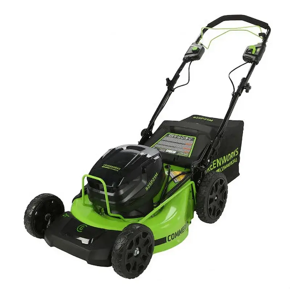 Аккумуляторная газонокосилка Greenworks GC82LM51 (1 x 5 Ач, Быстрое ЗУ) 2515907/2914607/2939007