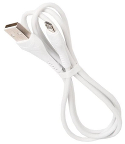 Кабель USB - микро USB HOCO X37 Cool power, 1м, 2.1A, белый