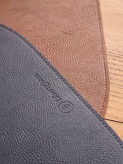 Набор из 4-х двухсторонних сервировочных салфеток Pool, 30х45 см, синий/коричневый