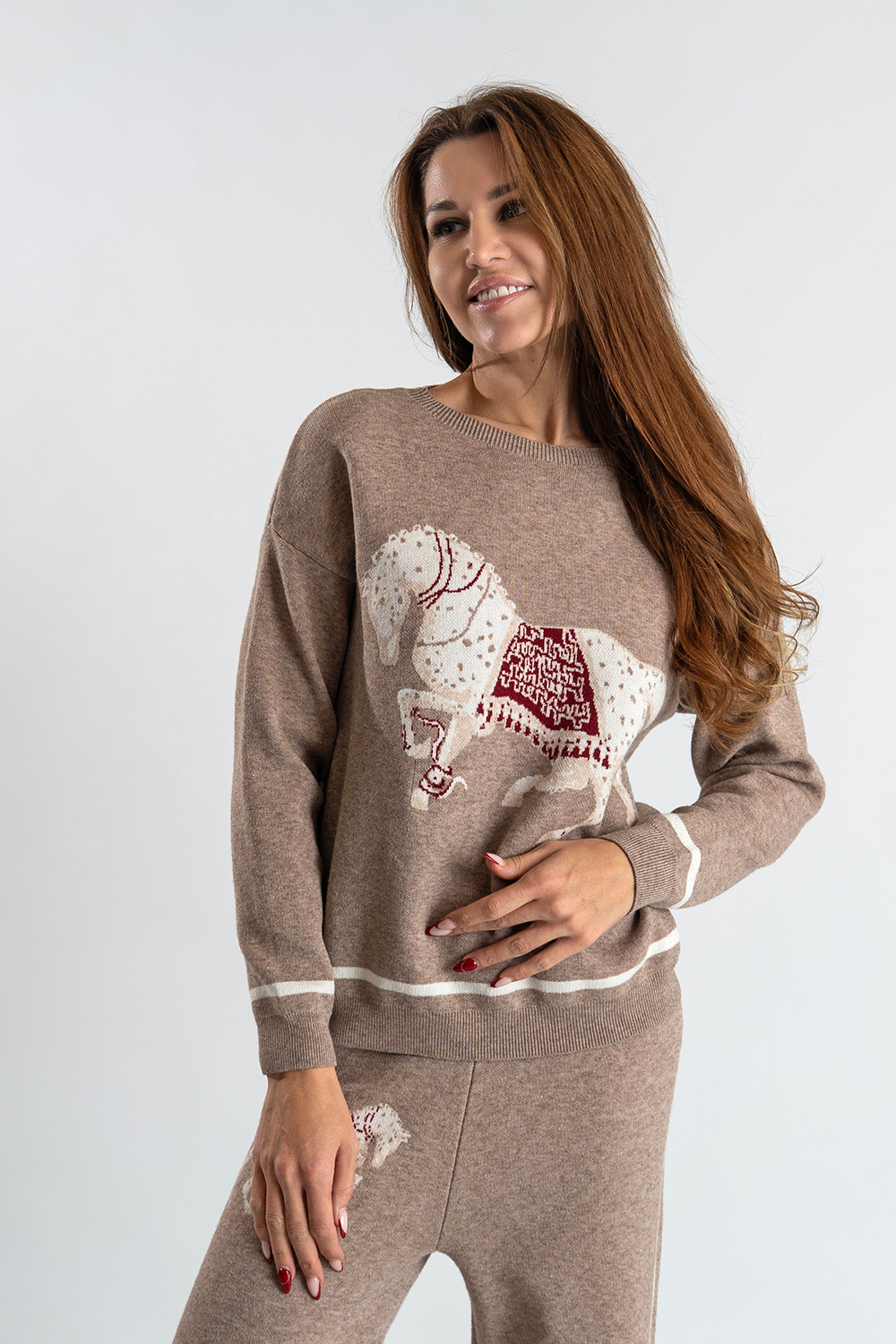 Костюм с принтом