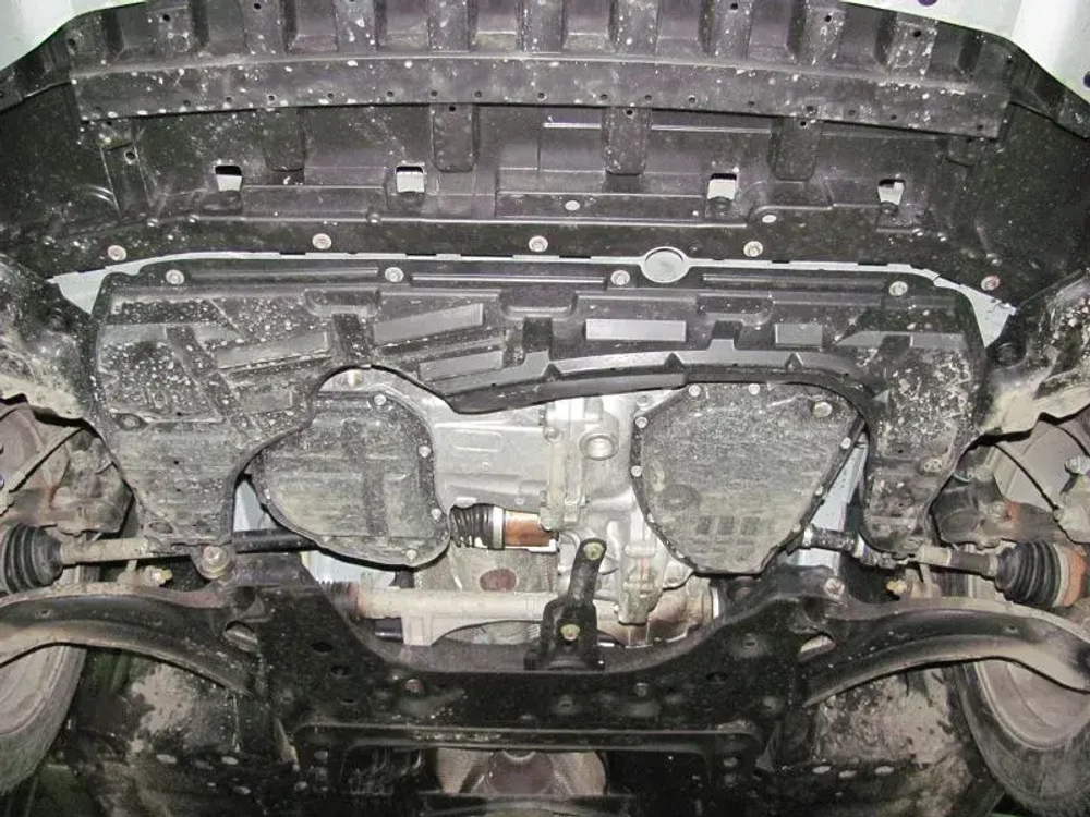 Защита картера и КПП Sheriff для Nissan Sentra VII (B17) 2014-2019 арт.15.2802