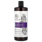 Dr. Jacobs Naturals, Африканское черное мыло для душа на растительной основе, эфирные масла лаванды и мускатного шалфея, 946 мл (32 унции)