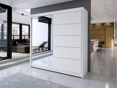 Шкаф-купе Пейтон 2 Белый 101  240*60*220