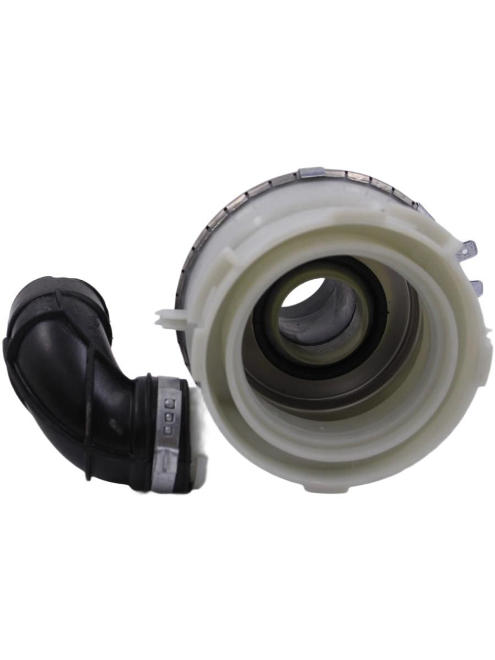 ТЭН проточный в сборе с парубком PC47 17306452 Bleckmann 2000 Вт для посудомоечной машины AEG, Electrolux, IKEA, Zanussi (140002162018, 161ZN09, HTR103ZN)