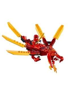 Конструктор Ниндзя Огненный дракон Кая 93 детали