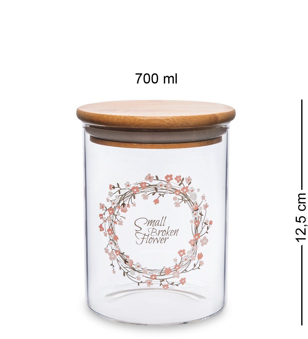 GS- 14/2 Банка для сыпучих «Цветочное очарование» 700мл